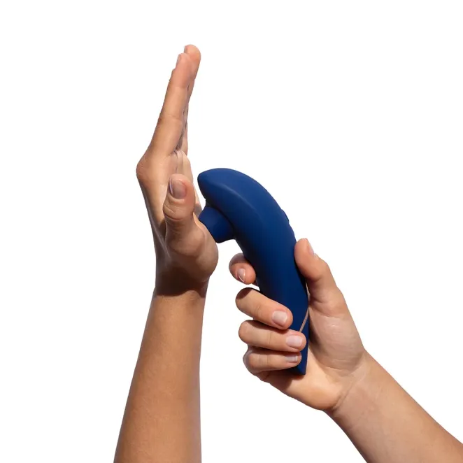 Womanizer Premium 2 Clitoral Suction Stimulator Blueberry