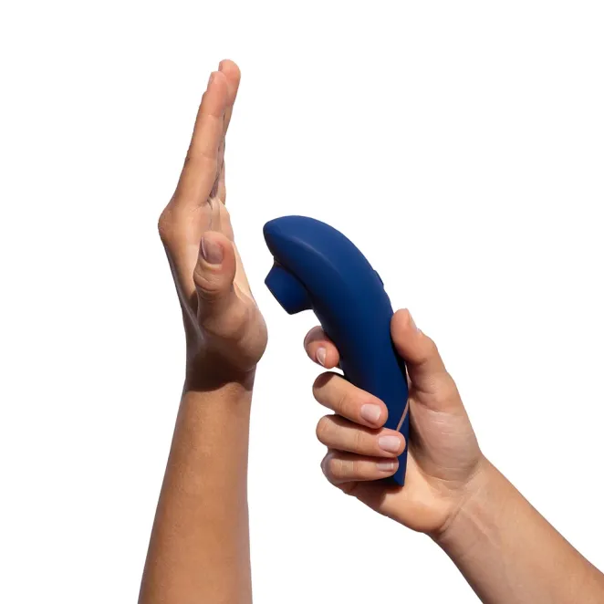Womanizer Premium 2 Clitoral Suction Stimulator Blueberry