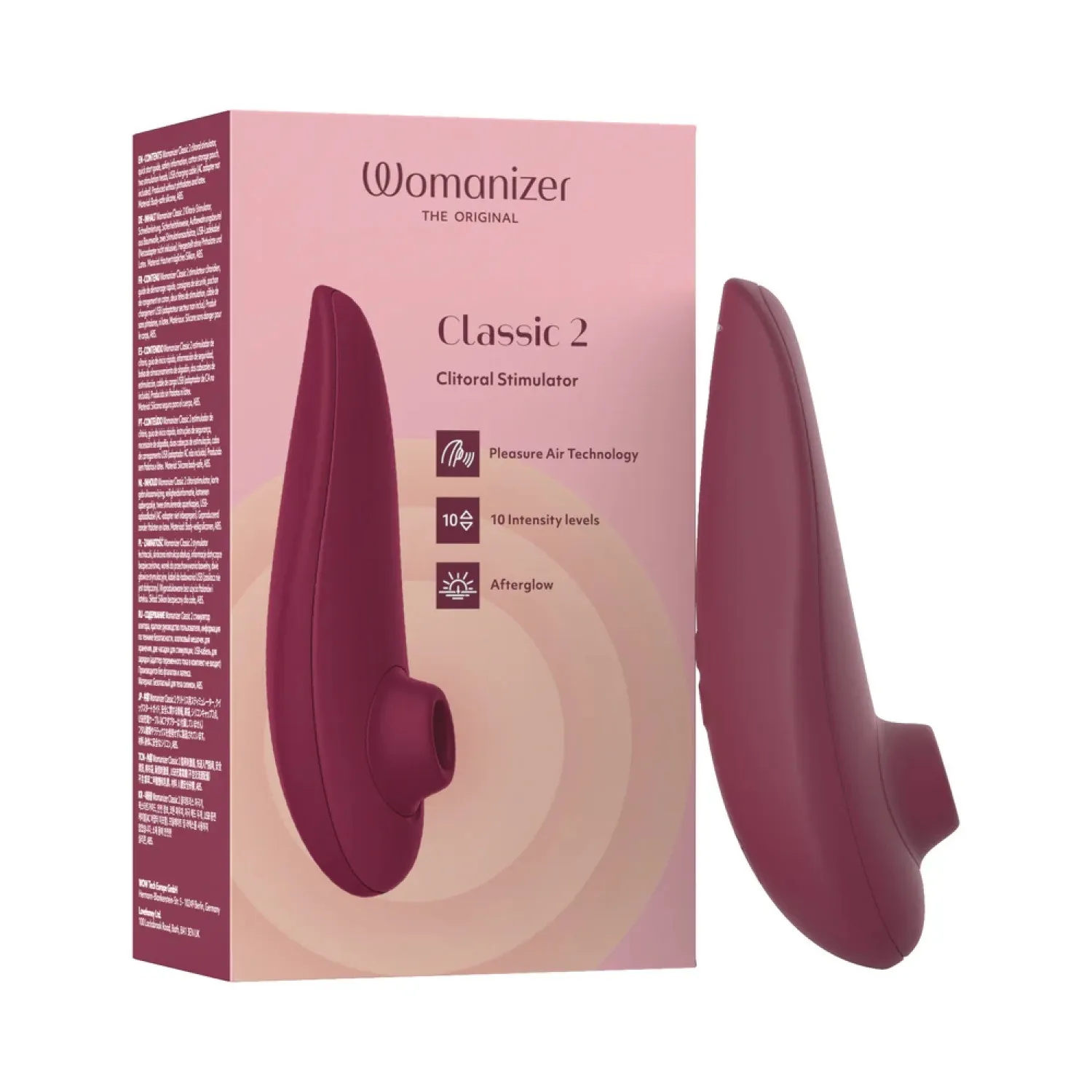 Womanizer Classic 2 Silicone Pleasure Air Clitoral Stimulator