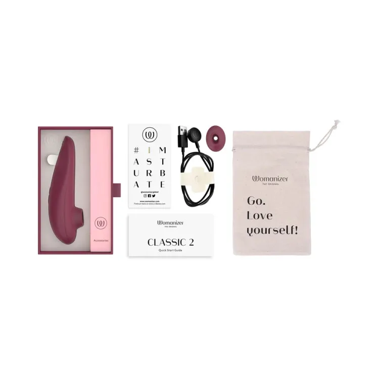 Womanizer Classic 2 Silicone Pleasure Air Clitoral Stimulator Womanizer Classic 2 Silicone Pleasure Air Clitoral Stimulator