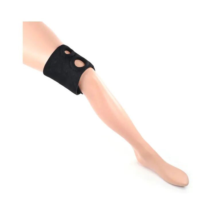 Dual Penetration Thigh Strap-On Harness Black Dual Penetration Thigh Strap-On Harness Black