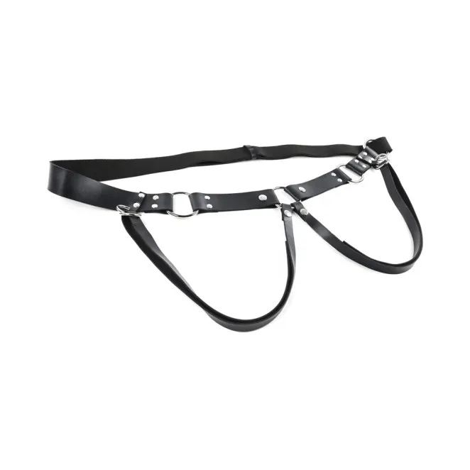 Sportsheets Montero Adjustable Strap-On Harness Black (80103) | SlipDix.com