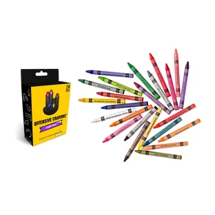 Offensive Crayons Porn Pack Adult Coloring Gift Set