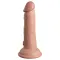 6 Inch Dual Density Realistic Silicone Dildo Beige