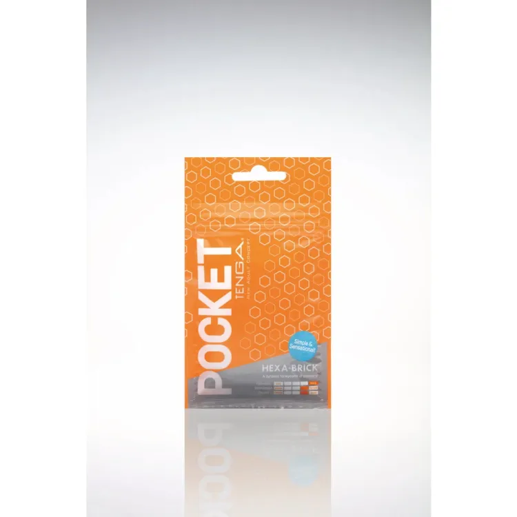 Tenga Pocket Masturbator Sleeve Hexa Brick Tenga Pocket Masturbator Sleeve Hexa Brick