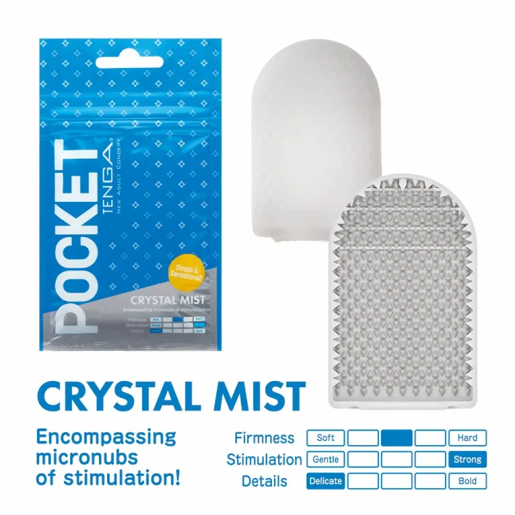 Tenga Pocket Maturbastor Sleeve Crystal Mist Tenga Pocket Maturbastor Sleeve Crystal Mist