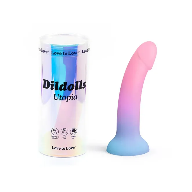 6 Inch Dildolls Utopia Silicone Dildo