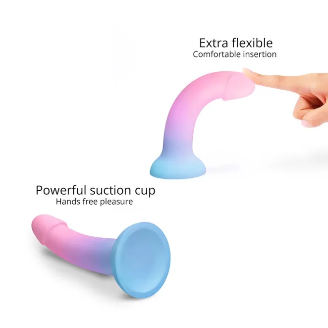 6 Inch Dildolls Utopia Silicone Dildo