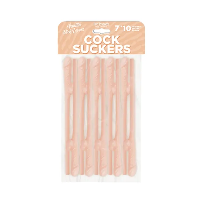 Skins Pecker Straws Vanilla Lovers 10-Pack
