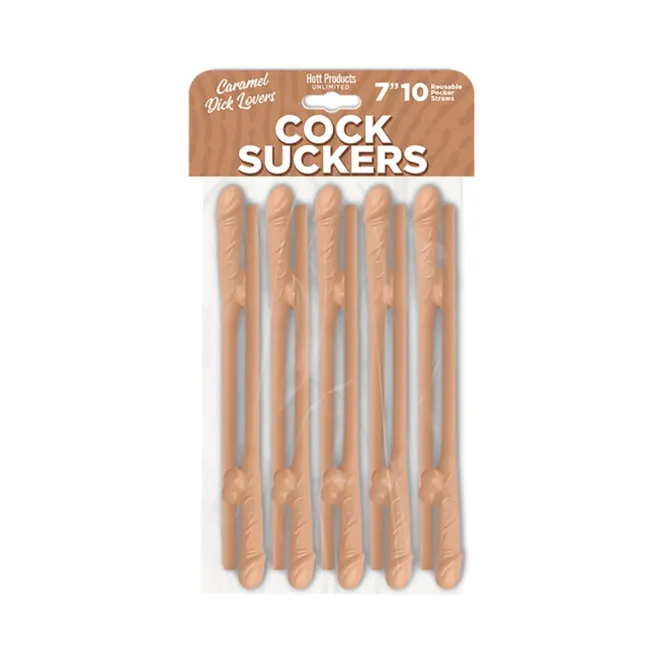 Skins Pecker Straws Caramel Lovers 10-Pack