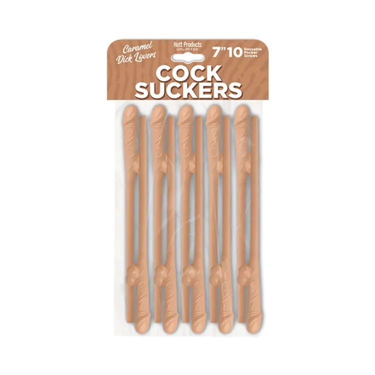 Skins Pecker Straws Caramel Lovers 10-Pack Skins Pecker Straws Caramel Lovers 10-Pack