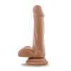 6 in. Realistic Triple Density Posable Dildo with Balls Tan 6 in. Realistic Triple Density Posable Dildo with Balls Tan