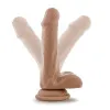 6 in. Realistic Triple Density Posable Dildo with Balls Tan 6 in. Realistic Triple Density Posable Dildo with Balls Tan