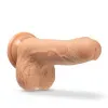 7 in. Realistic Thumping Dildo with Balls & Remote Beige 7 in. Realistic Thumping Dildo with Balls & Remote Beige
