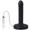 6 in. POP Slim Squirting Strap-On Dildo Black 6 in. POP Slim Squirting Strap-On Dildo Black