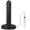 6 in. POP Slim Squirting Strap-On Dildo Black 6 in. POP Slim Squirting Strap-On Dildo Black