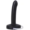 6 in. POP Slim Squirting Strap-On Dildo Black 6 in. POP Slim Squirting Strap-On Dildo Black
