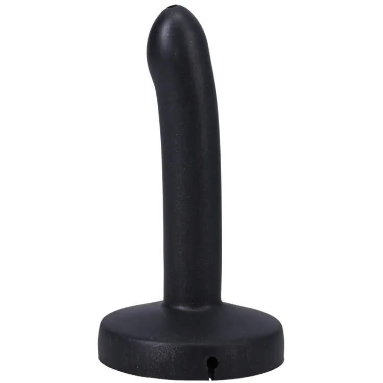 6 in. POP Slim Squirting Strap-On Dildo Black 6 in. POP Slim Squirting Strap-On Dildo Black
