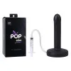 6 in. POP Slim Squirting Strap-On Dildo Black 6 in. POP Slim Squirting Strap-On Dildo Black