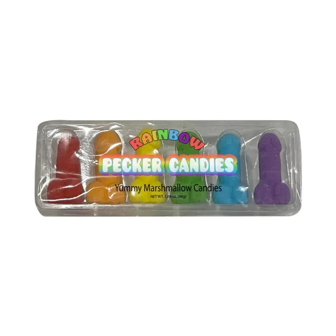 Pecker Marshmallow Rainbow Candies
