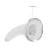 5 in. Clear Curved Non-Realistic Dildo 5 in. Clear Curved Non-Realistic Dildo