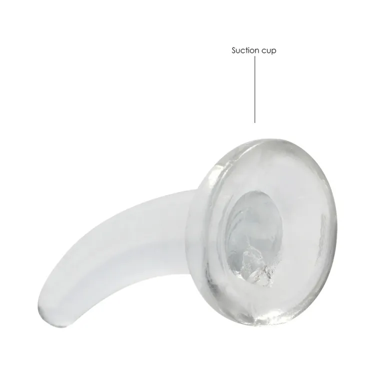 5 in. Clear Curved Non-Realistic Dildo 5 in. Clear Curved Non-Realistic Dildo