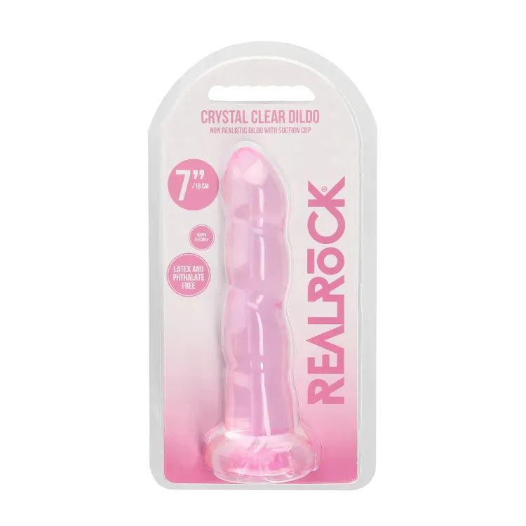 7 in. Non-Realistic Twisted Dildo Pink 7 in. Non-Realistic Twisted Dildo Pink