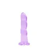 7 in. Non-Realistic Twisted Dildo Purple 7 in. Non-Realistic Twisted Dildo Purple