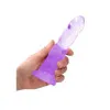 7 in. Non-Realistic Twisted Dildo Purple 7 in. Non-Realistic Twisted Dildo Purple