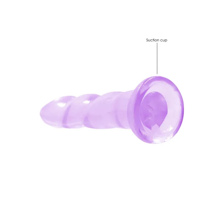 7 in. Non-Realistic Twisted Dildo Purple 7 in. Non-Realistic Twisted Dildo Purple