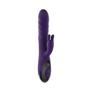 Thrusting & Swirling Silicone Rabbit Vibrator