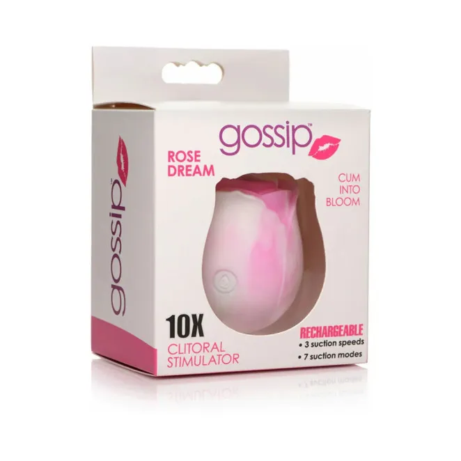 Gossip Cum Into Bloom Clitoral Stimulator Rose Dream