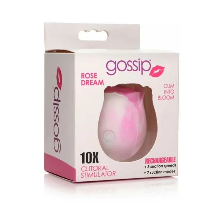 Gossip Cum Into Bloom Clitoral Stimulator Rose Dream