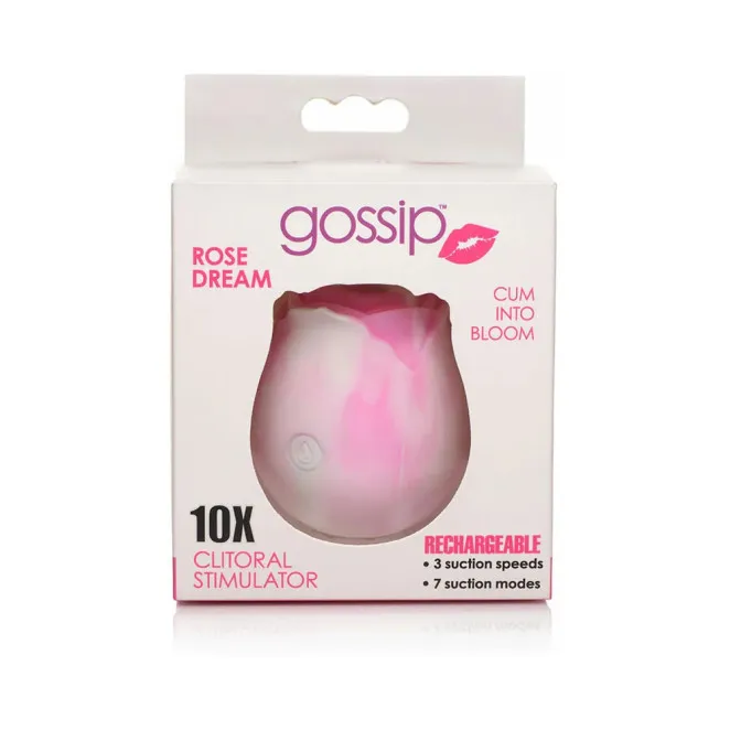 Gossip Cum Into Bloom Clitoral Stimulator Rose Dream