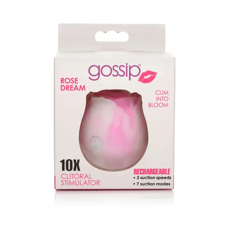 Gossip Cum Into Bloom Clitoral Stimulator Rose Dream