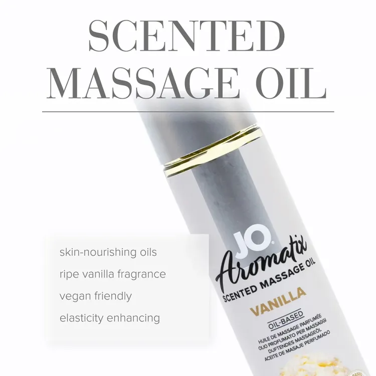 JO Aromatix Vanilla Scented Massage Oil 4 oz. JO Aromatix Vanilla Scented Massage Oil 4 oz.