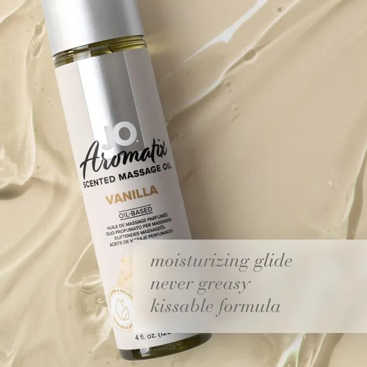JO Aromatix Vanilla Scented Massage Oil 4 oz. JO Aromatix Vanilla Scented Massage Oil 4 oz.