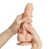 6 Inch Strap-On-Me Classic Dual-Density Dildo with Moving Foreskin