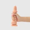6 Inch Strap-On-Me Classic Dual-Density Dildo with Moving Foreskin