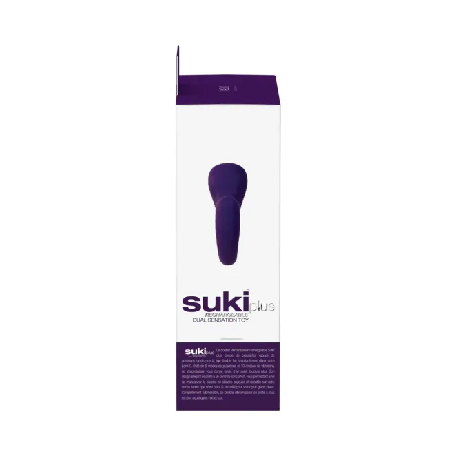 VeDO Suki Plus Dual Sonic Clitoral & G Spot Vibrator Purple