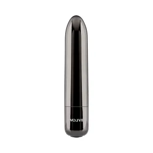 Bullet Vibrator with 10 Functions Black Chrome
