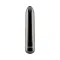 Bullet Vibrator with 10 Functions Black Chrome