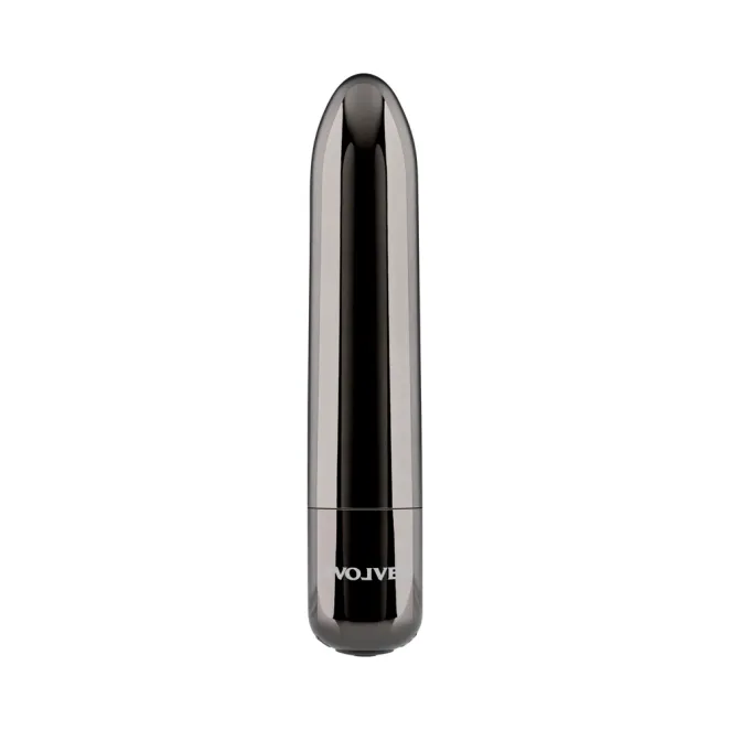 Bullet Vibrator with 10 Functions Black Chrome