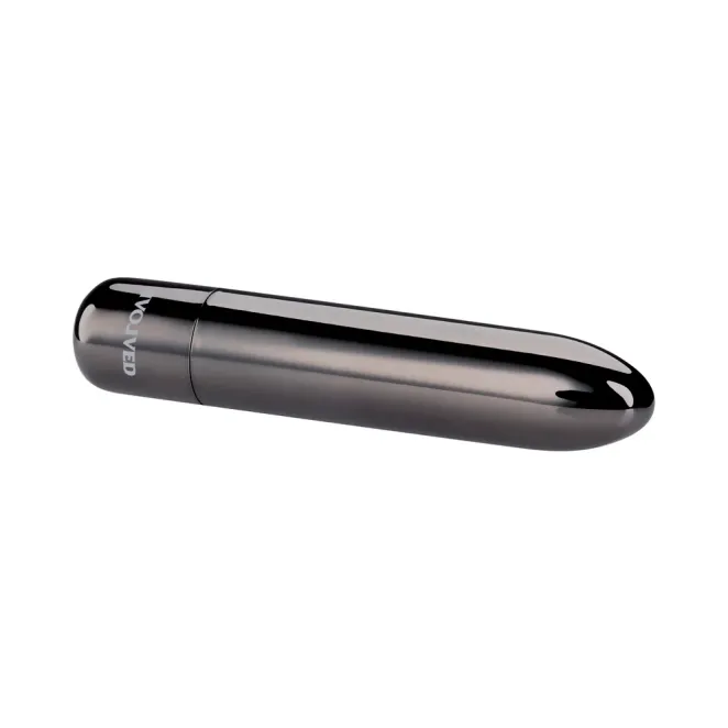 Bullet Vibrator with 10 Functions Black Chrome