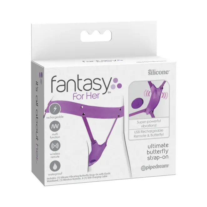 Ultimate Butterfly Strap-On Wearable Vibrator