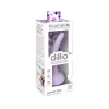 5 Inch Platinum Silicone Dildo with Suction Cup Purple