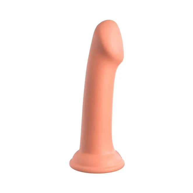 6 in. "Big Hero" Non-Realistic Silicone Dildo Peach