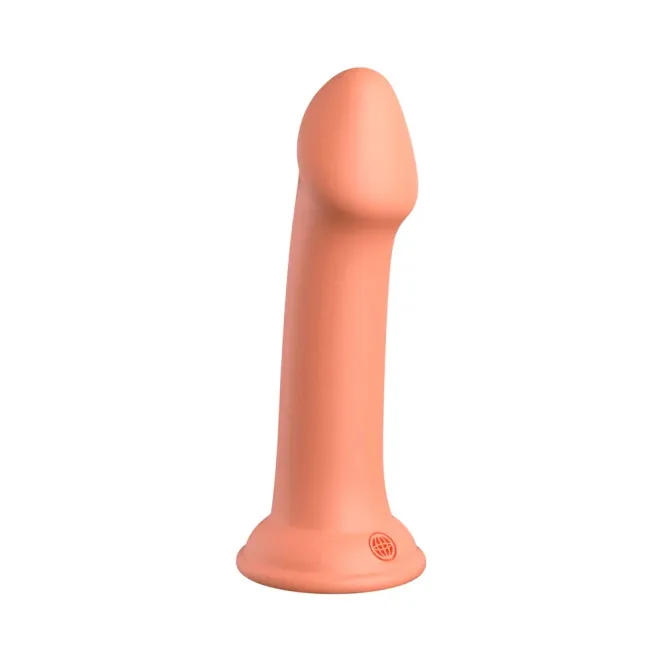 6 in. "Big Hero" Non-Realistic Silicone Dildo Peach
