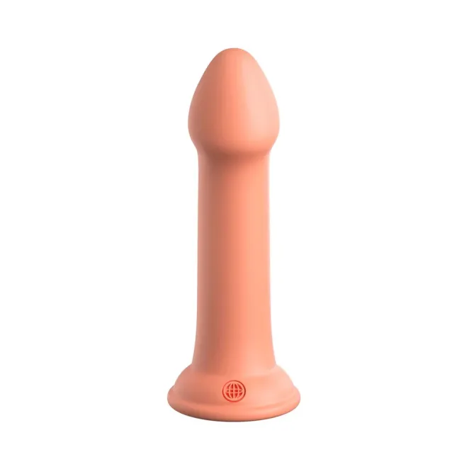 6 in. "Big Hero" Non-Realistic Silicone Dildo Peach