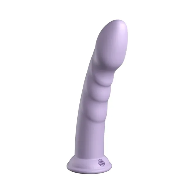 7.5 Inch Platinum Silicone Dildo with Suction Cup – Purple